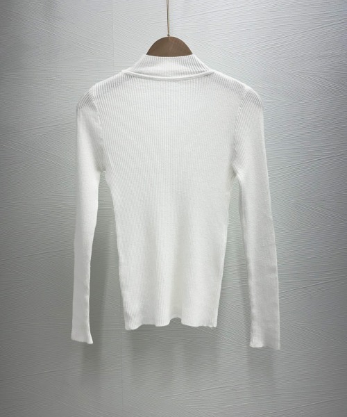 Miniministore（ミニミニストア）の「チョーカー風ニット 着やせ トップス（ニット/セーター・レディース・ベージュ/イエロー/モカ/ホワイト/ブラウン/ブラック・FREE）」の12枚目の写真