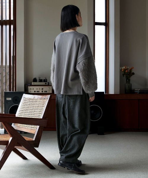 rough & swell AIRLINE SWEAT ラグラントレーナー rough & swell - AIRLINE SWEAT ( イエロー ) NEON ラグラン