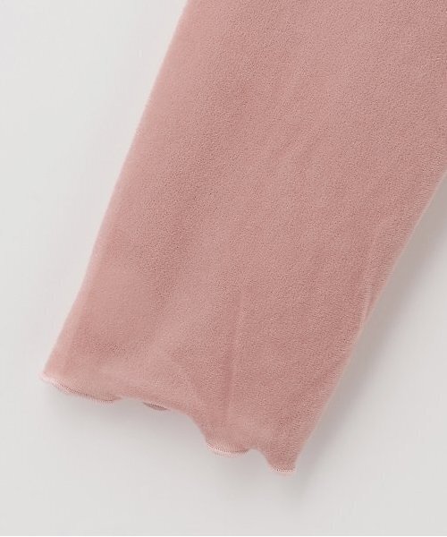 Mi-je(ミジェ)の「シアーベロアトップス【韓国ファッション】(Tシャツ/カットソー・レディース・ブラック/アイボリー/ネイビー/ピンク・M/S)」の20枚目の写真
