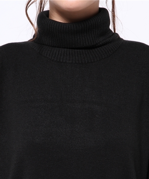 SLY（スライ）の「タートルHG LONG OP-S（ワンピース・レディース・ブラック/トップグレー/オフホワイト/ブラウン・1/2）」の8枚目の写真