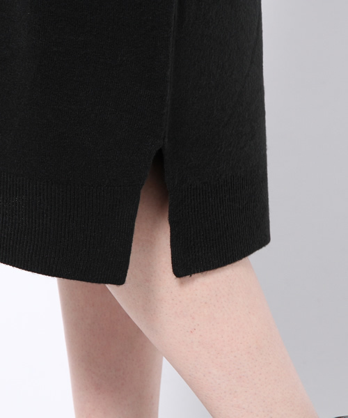 SLY（スライ）の「タートルHG LONG OP-S（ワンピース・レディース・ブラック/トップグレー/オフホワイト/ブラウン・1/2）」の11枚目の写真