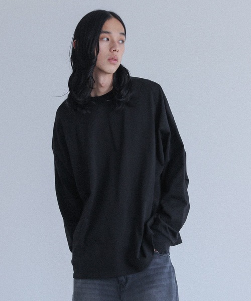 MDR(エムディアール)の「ボリュームシルエットロンT(Tシャツ/カットソー・メンズ・オフホワイト/ブラック系その他/グリーン/ブラック・L/M)」の8枚目の写真