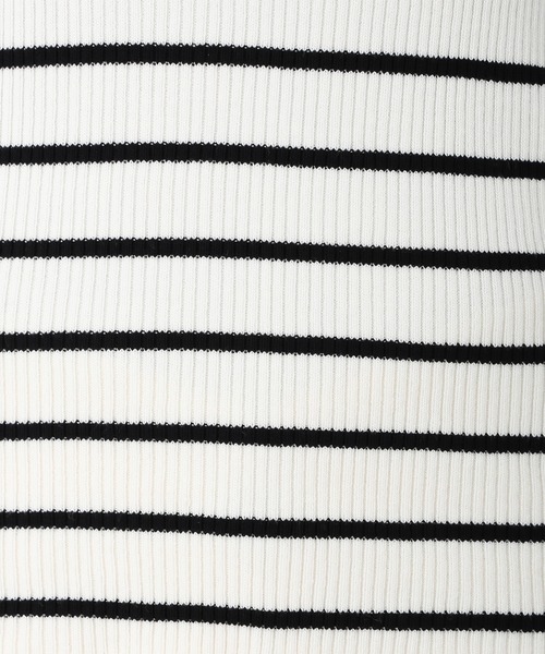 MISCH MASCH（ミッシュマッシュ）の「ハート釦リブニット（ニット/セーター・レディース・ホワイト/ライトグレー/ブルー/ホワイト×ブラック/ブラック・ﾌﾘ-）」の21枚目の写真