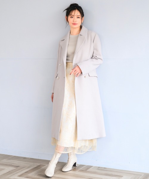 MISCH MASCH（ミッシュマッシュ）の「ハート釦リブニット（ニット/セーター・レディース・ホワイト/ライトグレー/ブルー/ホワイト×ブラック/ブラック・ﾌﾘ-）」の14枚目の写真