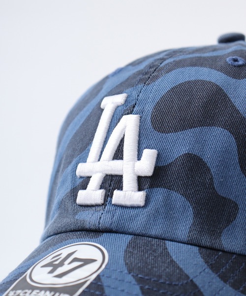 '47（フォーティーセブン）の「MLB公認 ’47BRAND CLEAN UP CAP NY LA クリーナップベースボールキャップ（キャップ・メンズ・レッド/グリーン/ブルー・FREE）」の7枚目の写真