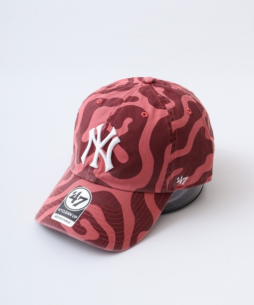 '47（フォーティーセブン）の「MLB公認 ’47BRAND CLEAN UP CAP NY LA クリーナップベースボールキャップ（キャップ・メンズ・レッド/グリーン/ブルー・FREE）」の18枚目の写真