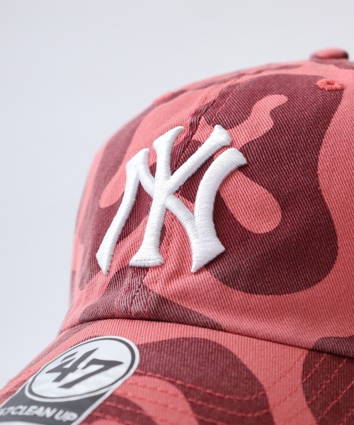 '47（フォーティーセブン）の「MLB公認 ’47BRAND CLEAN UP CAP NY LA クリーナップベースボールキャップ（キャップ・メンズ・レッド/グリーン/ブルー・FREE）」の21枚目の写真