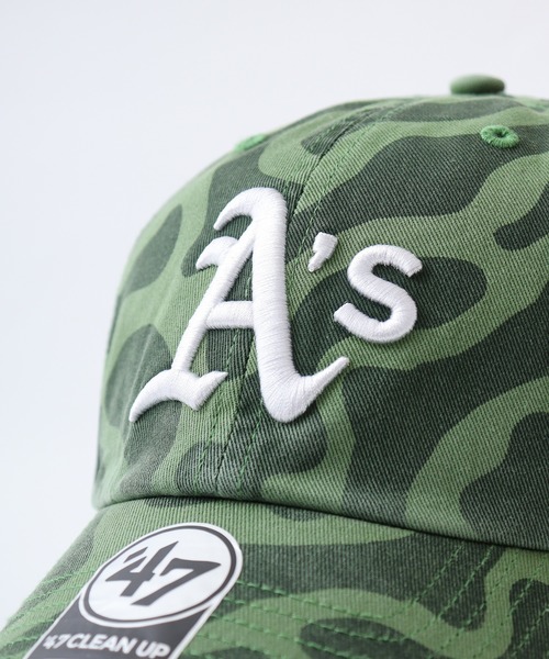 '47（フォーティーセブン）の「MLB公認 ’47BRAND CLEAN UP CAP NY LA クリーナップベースボールキャップ（キャップ・メンズ・レッド/グリーン/ブルー・FREE）」の17枚目の写真
