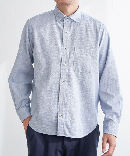 デニムライクスイスカラーシャツ（シャツ/ブラウス）｜IKKA LOUNGE（イッカラウンジ）