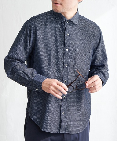 デニムライクスイスカラーシャツ（シャツ/ブラウス）｜IKKA LOUNGE（イッカラウンジ）