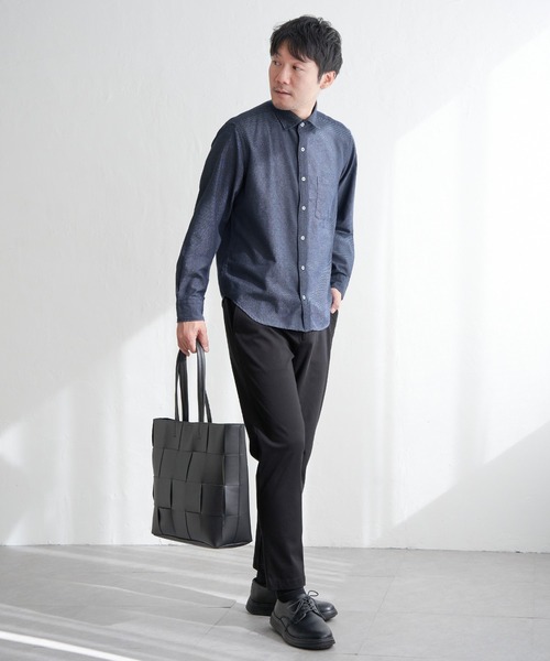 デニムライクスイスカラーシャツ（シャツ/ブラウス）｜IKKA LOUNGE（イッカラウンジ）