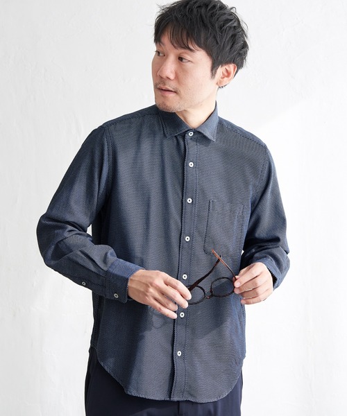 デニムライクスイスカラーシャツ（シャツ/ブラウス）｜IKKA LOUNGE（イッカラウンジ）