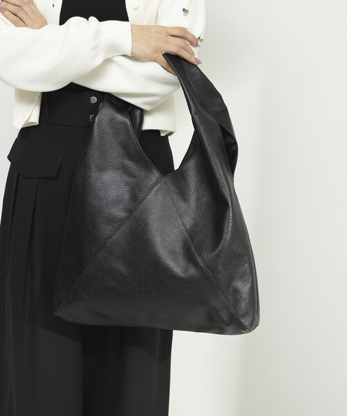 Firsthand/ファーストハンド Triangle Leather Marche Bag