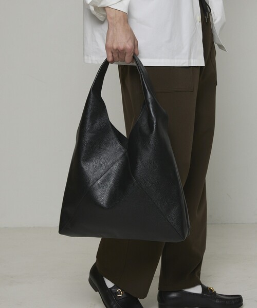 Firsthand/ファーストハンド Triangle Leather Marche Bag