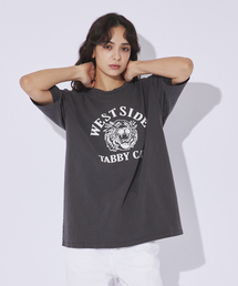 【MIXTA/ミクスタ 】CREW NECK TABBY CAT Tシャツ