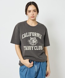 MIXTA（ミクスタ）の「【MIXTA/ミクスタ 】CREW NECK TABBY CAT Tシャツ（Tシャツ/カットソー）」