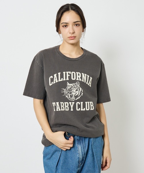 MIXTA/ミクスタ 】CREW NECK TABBY CAT Tシャツ（Tシャツ/カットソー