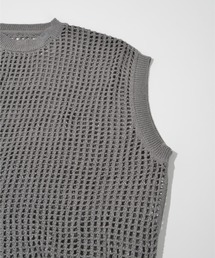 SUPERTHANKS（スーパーサンクス）の「メッシュニットノースリーブ ベスト/Mesh sleeveless（ベスト）」