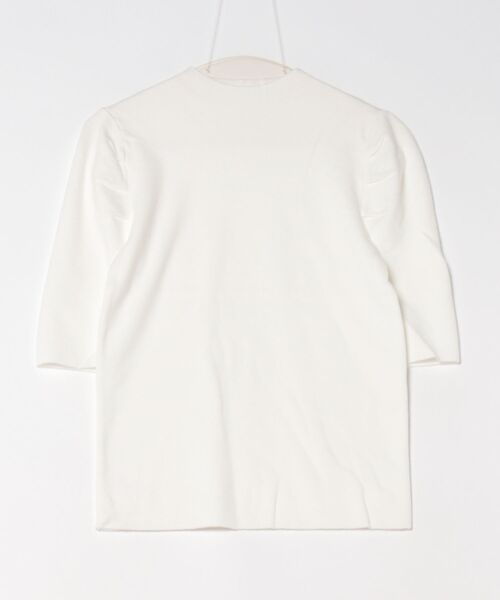 Coo+i(クーイ)の「5分袖パワーショルダーニット(ニット/セーター・レディース・ブラック/ブルー/パープル/オレンジ/ホワイト/ブラウン・FREE)」の14枚目の写真