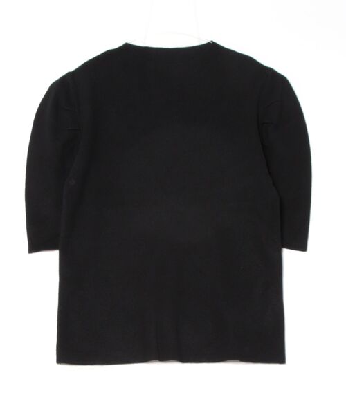 Coo+i(クーイ)の「5分袖パワーショルダーニット(ニット/セーター・レディース・ブラック/ブルー/パープル/オレンジ/ホワイト/ブラウン・FREE)」の15枚目の写真