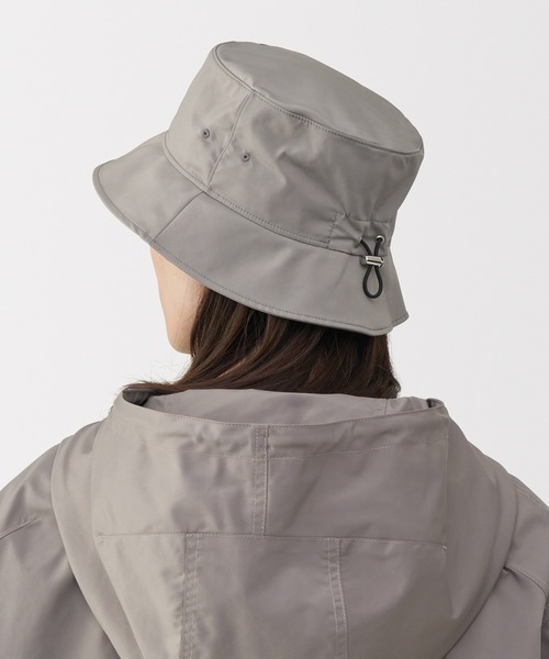 MUJI Labo（ムジラボ）の「〔MUJI Labo〕撥水バケットハット（ハット・メンズ・グレー系/ブラック・FREE）」の8枚目の写真