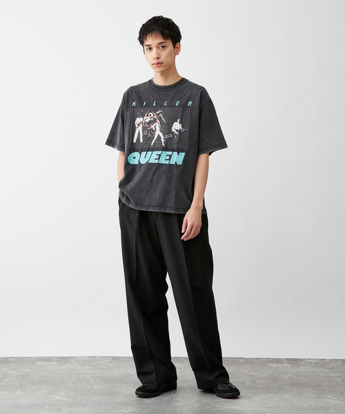 B.C STOCK（ベーセーストック）の「【QUEEN / クイーン】別注 フォトTシャツ（Tシャツ/カットソー・メンズ・ブラック・LARGE/MEDIUM）」の2枚目の写真