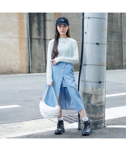 algy（アルジー）の「ぽこぽこキャップ（キャップ・キッズ・オフホワイト/ブラック・MEDIUM/SMALL）」の3枚目の写真