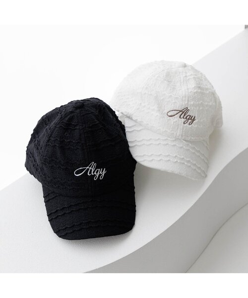 algy（アルジー）の「ぽこぽこキャップ（キャップ・キッズ・オフホワイト/ブラック・MEDIUM/SMALL）」の11枚目の写真