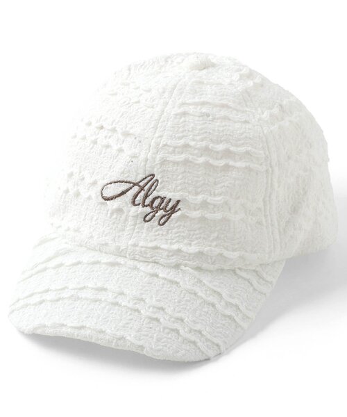 algy（アルジー）の「ぽこぽこキャップ（キャップ・キッズ・オフホワイト/ブラック・MEDIUM/SMALL）」の14枚目の写真