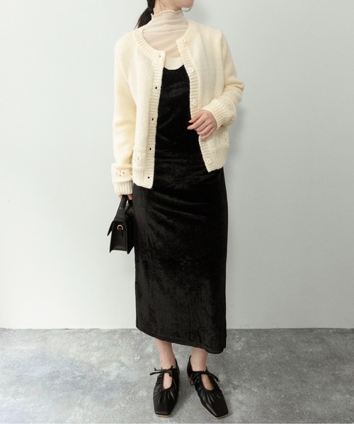 on:nue(オンニュ)の「【on:nue】パンチングニットカーディガン(カーディガン/ボレロ・レディース・アイボリー/スカイブルー・FREE)」の22枚目の写真