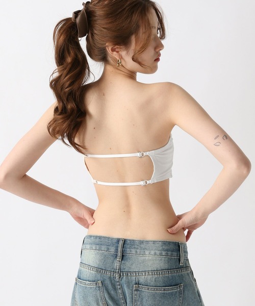 FOREVER 21(フォーエバー トゥエンティーワン)の「【2025SS】カップ付きバンドゥ(キャミソール・レディース・オフホワイト/ブラック・SMALL/MEDIUM)」の20枚目の写真