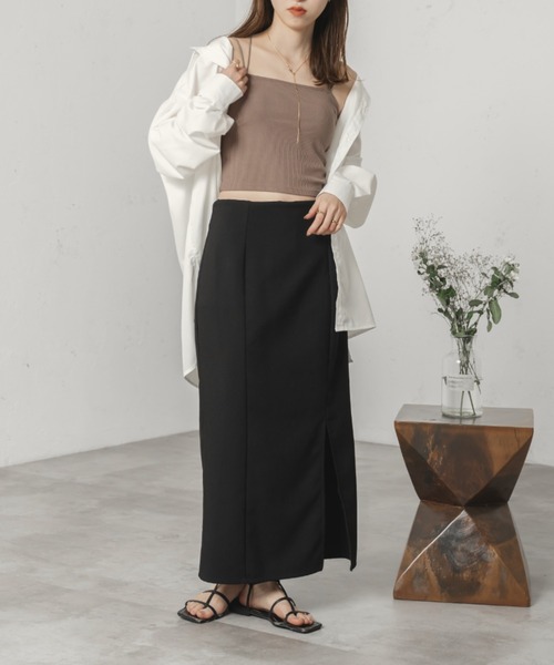 raffime(ラフィミー)の「丈アソートダブルストラップカップ付きキャミソール(キャミソール・レディース・アイボリー/ブラック系その他/モカ/ホワイト系その他2/ブラウン系その他/ブラック・フリー)」の15枚目の写真