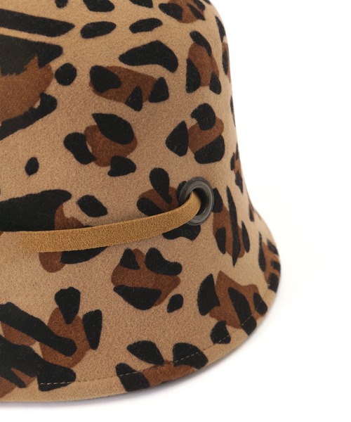 ROSE BUD（ローズバッド）の「リボン付きベルハット（ハット・レディース・ベージュ/ネイビー・ONE SIZE）」の6枚目の写真