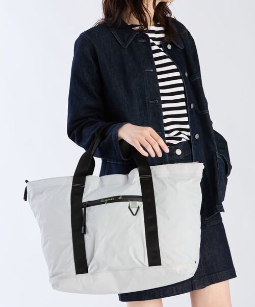 agnes b.（アニエスベー）の「2wayトートバッグ YAH03-03（トートバッグ・レディース・グレー系その他・FREE）」の7枚目の写真