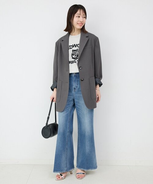 Healthy denim(ヘルシーデニム)の「Healthy DENIM/ヘルシーデニム SLOBE別注 Turnip デニム TURIP(デニムパンツ・レディース・ブルー/スカイブルー/ベージュ・24/25/22/23)」の5枚目の写真