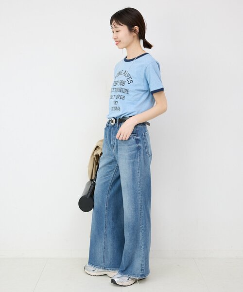Healthy denim(ヘルシーデニム)の「Healthy DENIM/ヘルシーデニム SLOBE別注 Turnip デニム TURIP(デニムパンツ・レディース・ブルー/スカイブルー/ベージュ・24/25/22/23)」の10枚目の写真