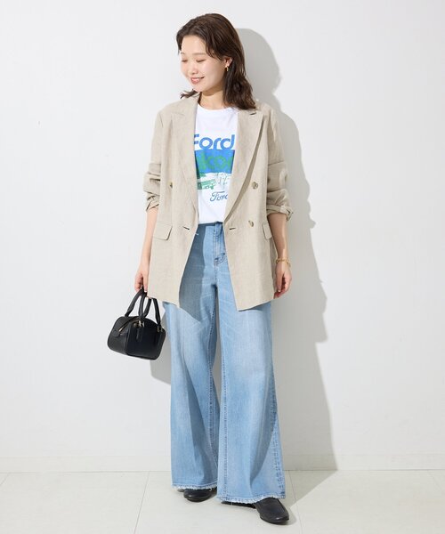Healthy denim(ヘルシーデニム)の「Healthy DENIM/ヘルシーデニム SLOBE別注 Turnip デニム TURIP(デニムパンツ・レディース・ブルー/スカイブルー/ベージュ・24/25/22/23)」の12枚目の写真