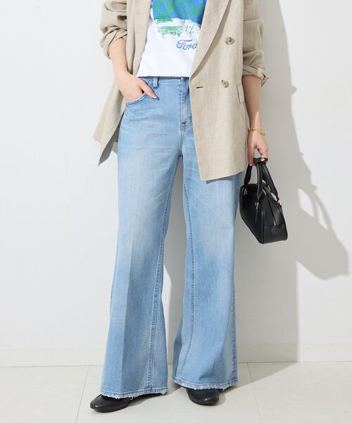 Healthy denim(ヘルシーデニム)の「Healthy DENIM/ヘルシーデニム SLOBE別注 Turnip デニム TURIP(デニムパンツ・レディース・ブルー/スカイブルー/ベージュ・24/25/22/23)」の15枚目の写真