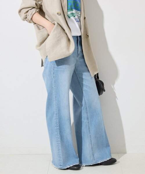 Healthy denim(ヘルシーデニム)の「Healthy DENIM/ヘルシーデニム SLOBE別注 Turnip デニム TURIP(デニムパンツ・レディース・ブルー/スカイブルー/ベージュ・24/25/22/23)」の17枚目の写真