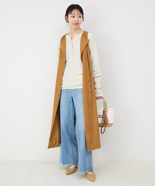 Healthy denim(ヘルシーデニム)の「Healthy DENIM/ヘルシーデニム SLOBE別注 Turnip デニム TURIP(デニムパンツ・レディース・ブルー/スカイブルー/ベージュ・24/25/22/23)」の20枚目の写真