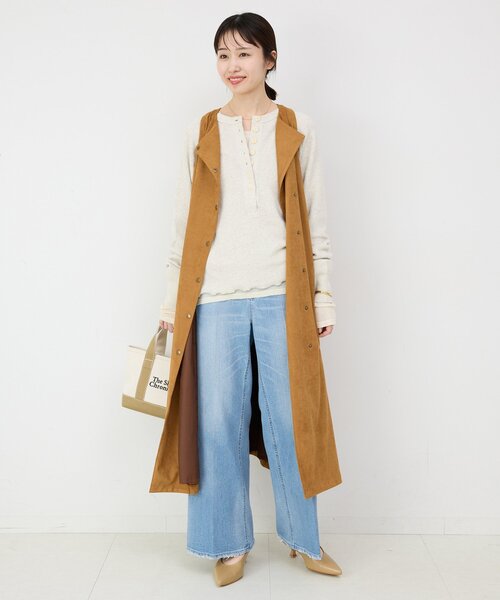 Healthy denim(ヘルシーデニム)の「Healthy DENIM/ヘルシーデニム SLOBE別注 Turnip デニム TURIP(デニムパンツ・レディース・ブルー/スカイブルー/ベージュ・24/25/22/23)」の21枚目の写真