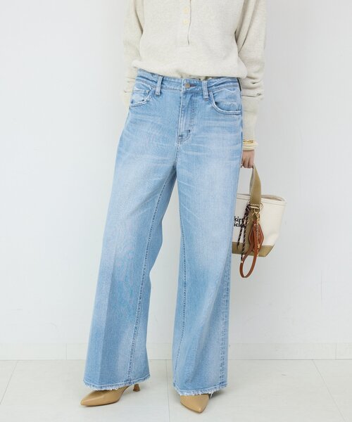 Healthy denim(ヘルシーデニム)の「Healthy DENIM/ヘルシーデニム SLOBE別注 Turnip デニム TURIP(デニムパンツ・レディース・ブルー/スカイブルー/ベージュ・24/25/22/23)」の22枚目の写真