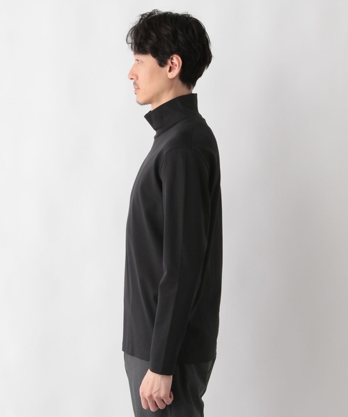 GLOBAL WORK(グローバルワーク)の「リッチクリーンTEEハイネック/147187(Tシャツ/カットソー・メンズ・ブラック/ホワイト・SMALL/X-LARGE/LARGE/MEDIUM)」の5枚目の写真