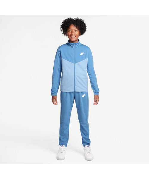 NIKE(ナイキ)の「ナイキ NIKE ナイキ YTH NSW POLY フルジップ ハイブリッド トラックスーツ(ジャージ・キッズ・サックスブルー・130cm/140cm/150cm/160cm)」の7枚目の写真