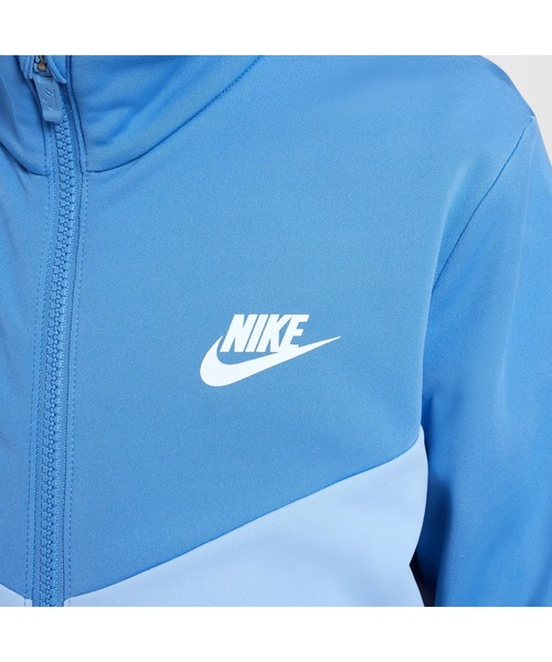 NIKE(ナイキ)の「ナイキ NIKE ナイキ YTH NSW POLY フルジップ ハイブリッド トラックスーツ(ジャージ・キッズ・サックスブルー・130cm/140cm/150cm/160cm)」の11枚目の写真