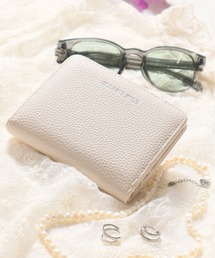 M2SUQARED（エムツースクエア）の「【M2SUQARED/エムツースクエア】フェイクレザー二つ折り財布/ウォレット/ミニ財布（財布）」