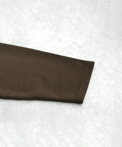 antiqua(アンティカ)の「ポンチノーカラージャケット(その他アウター・レディース・ブラウン系その他/ブラック・ONESIZE)」の16枚目の写真