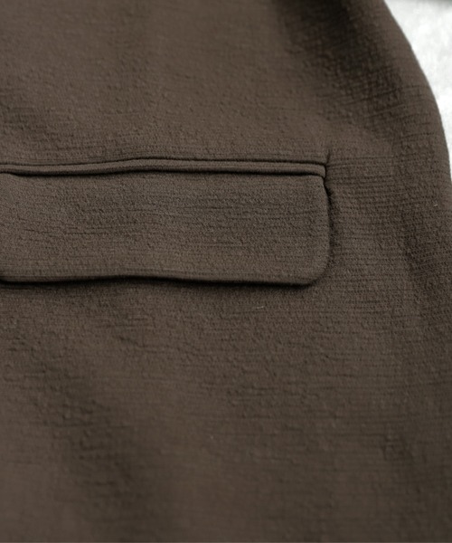 antiqua(アンティカ)の「ポンチノーカラージャケット(その他アウター・レディース・ブラウン系その他/ブラック・ONESIZE)」の17枚目の写真
