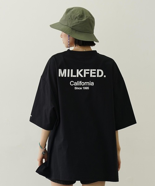 Ocean Pacific（オーシャンパシフィック）の「MILKFED. ×OP RASH GUARD POCKET TEE（ラッシュガード・レディース・ホワイト/ブラック/ネイビー・ONE SIZE）」の3枚目の写真