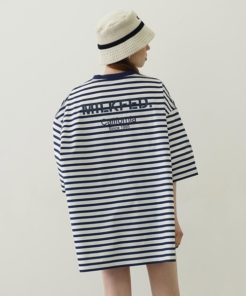 Ocean Pacific（オーシャンパシフィック）の「MILKFED. ×OP RASH GUARD POCKET TEE（ラッシュガード・レディース・ホワイト/ブラック/ネイビー・ONE SIZE）」の19枚目の写真